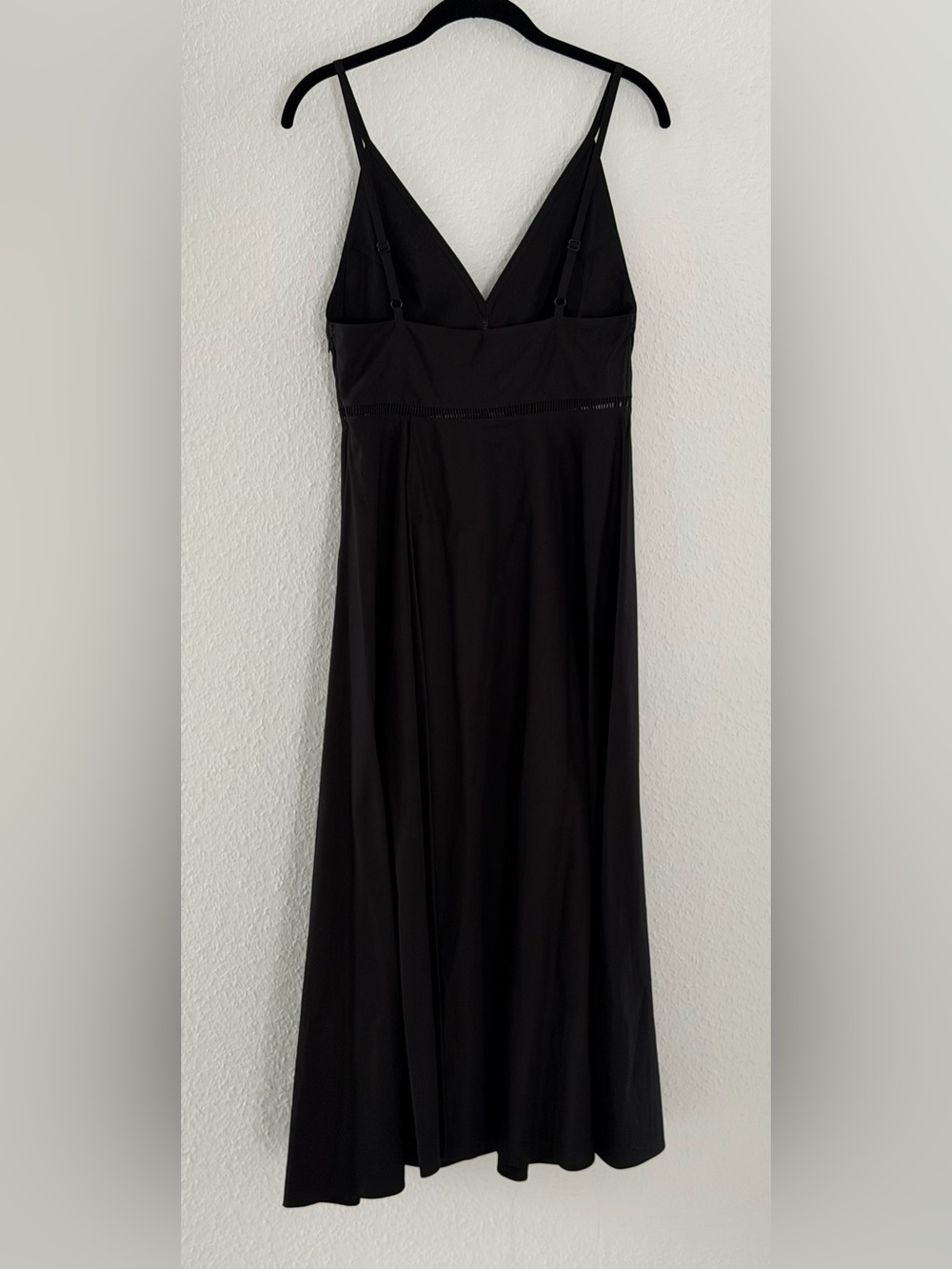 COS Black V-Neck Midi Dress - Picture 5 of 17